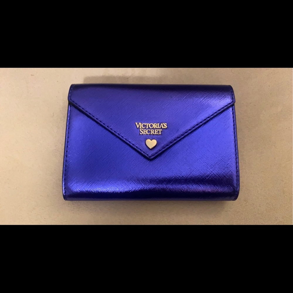 Royal blue Victoria secret wallet